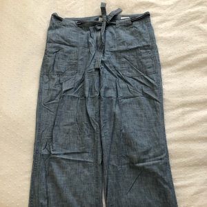 Gap loose tie pants